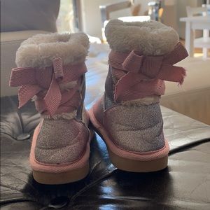 Size 8 toddler girl sparkle boots